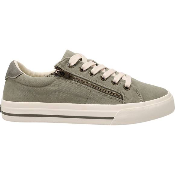 NEW TAOS women's z soul sneaker style in sage/olive distressed canvas - Picture 1 of 4